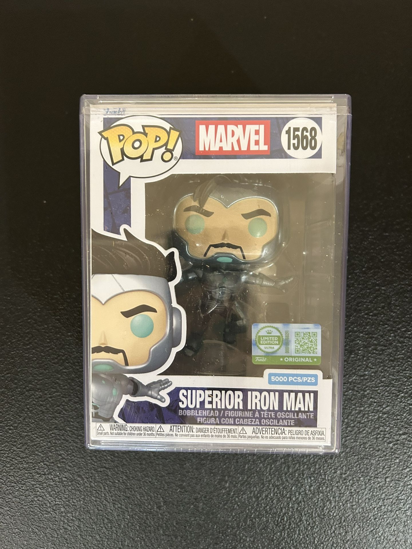 Funko POP Superior Iron Man #1568 W/ Protector