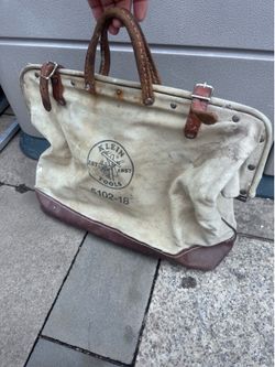 Vintage Klein Tools 5102-18 canvas tool bag