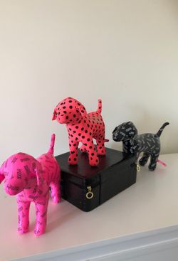 Victoria Secret LARGE Pink Dogs $80.00 EACH