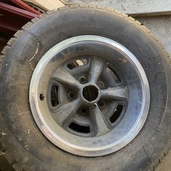 1970 Pontiac Firebird Formula PMD Factory Rally Wheel Used OEM 14”