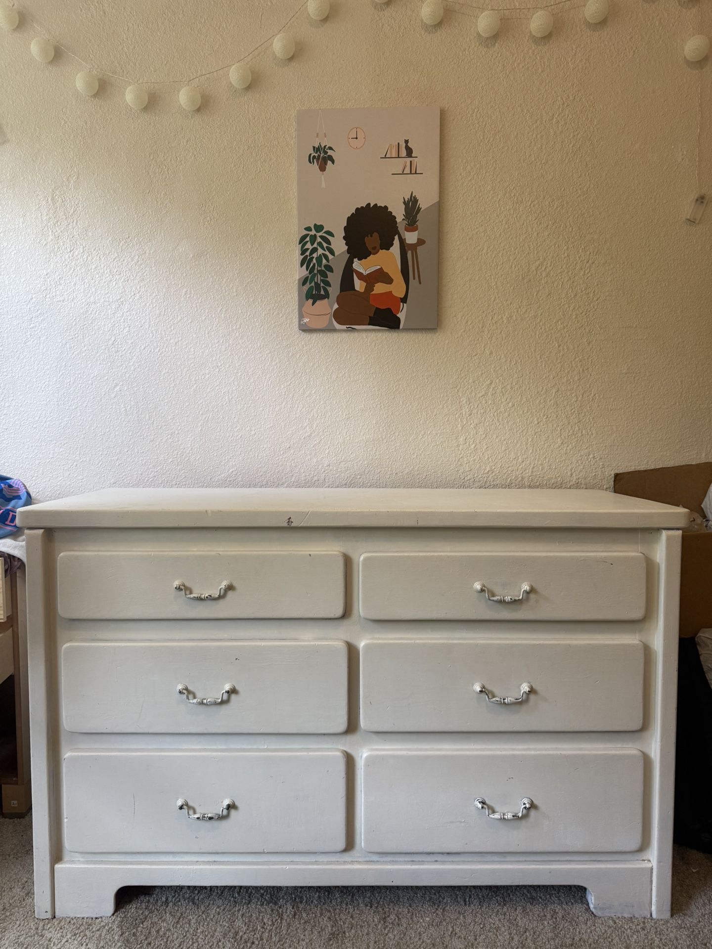 Vintage Solid Wood Dresser