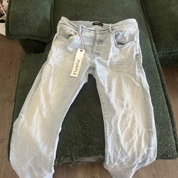 Blue purple jeans size 36
