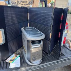 AMPACE Andes 1500  Generator (3600W Boost), 1462Wh Solar Power Station, 1800W A-Boost Fast Charging, App Control, Emergency Power for Home, Camping, O