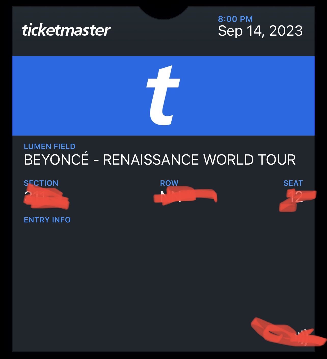 Beyoncé concert Tickets