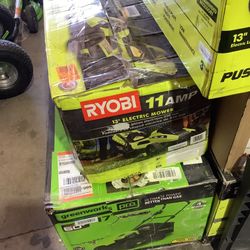 RYOBI 13 in. 11 Amp Corded Electric Walk Behind Push Mower