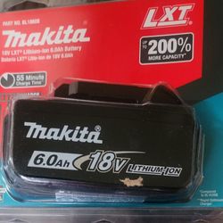 6.0 Battery New Makita 