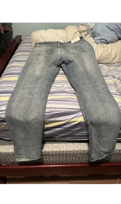 Lakenzie jeans destroyed/checkered pattern Size XL ( Fits Like 36/34)