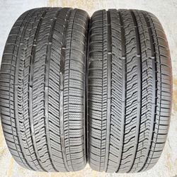 Two Tires 275/45/20 Bridgestone Alenza Sport Runflats With 95% Left Like New Pair Mint Audi • 