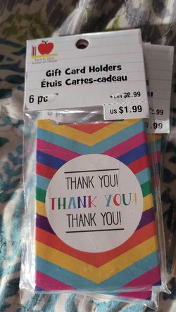 Gift card holders