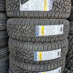 4 New Tires Installed/ 4 Llantas Nuevas Instaladas 235/75/15 Good Year Tires