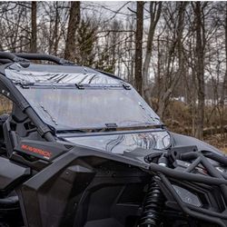 Can am x3 windshield flippable