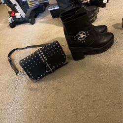 Killstar Boots And Bag