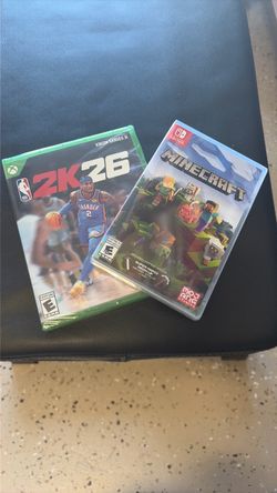 NBA 2K26 Xbox Series X & Minecraft Nintendo Switch Bundle
