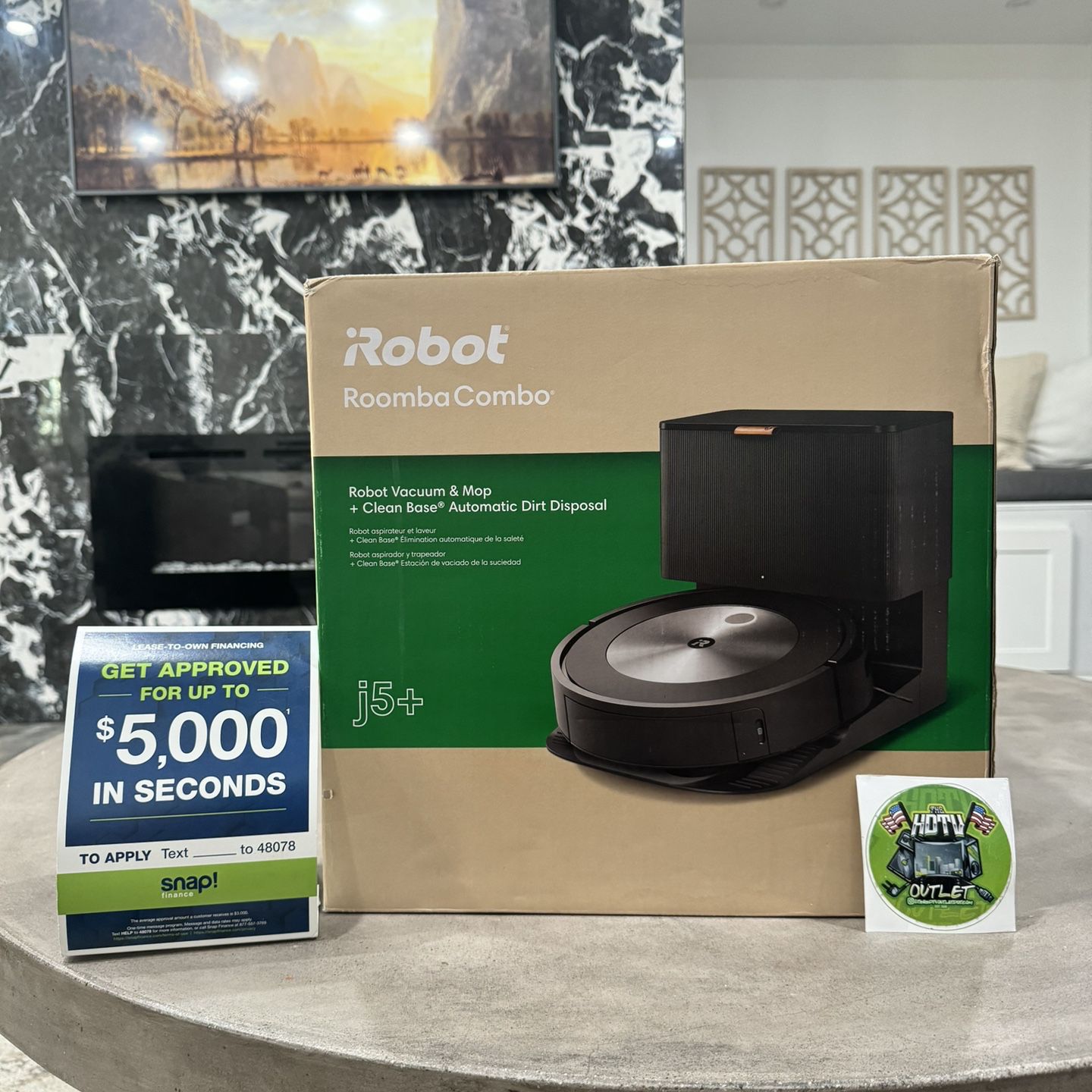 iRobot Roomba Combo J5+ Self Emptying Vacuum And Mop