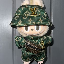 Authentic Labubu With Loui Vuitton Outfit 