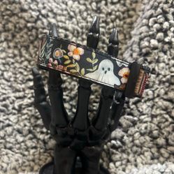 Handmade Library Ghost Dog Collar 