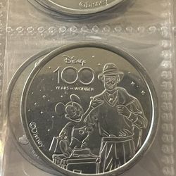 Disney 100 Anniversary Souvenir Medallion