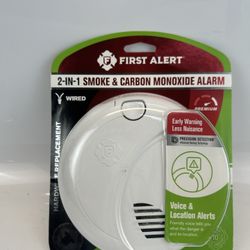 First Alert Ademco 131013 Combination Smoke & Carbon Monoxide Photoelectric
