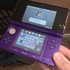 special rare purple 3ds (MODDED)