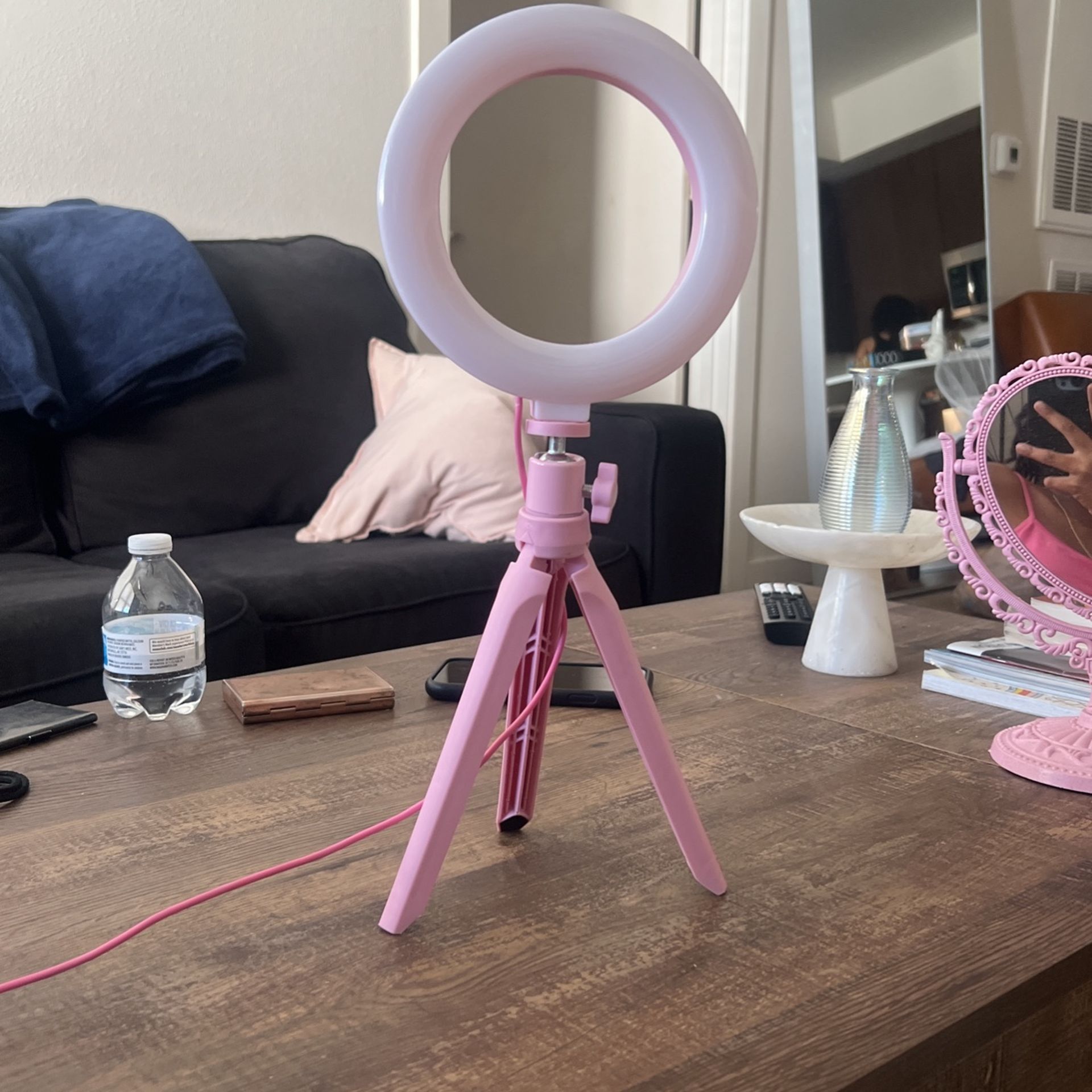 Mini Pink Ring Light