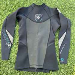 RIP CURL Dawn Patrol Wetsuit Jacket E3 Boys Sz XS Long Sleeve Neoprene