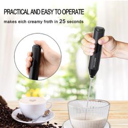 AREYCVK Handheld milk frother Small mixer for drinks Whisk Frother of  Battery Operated,Stainless Steel Frother forlatte,cappuccino,hot,chocolate  for Sale in Sanford, FL - OfferUp