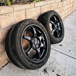 KONIG 17" X 7 1/2 Bolt Pattern 5X114 - Backbone Wheels PAIR ONLY