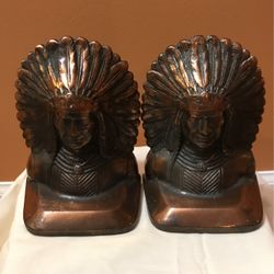 Antique Native American Inspired Bookends 