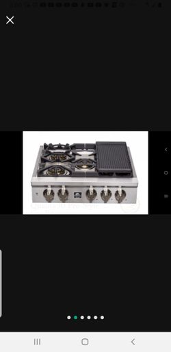 30 " STAINLESS STEEL COOKTOP (FRONTO)