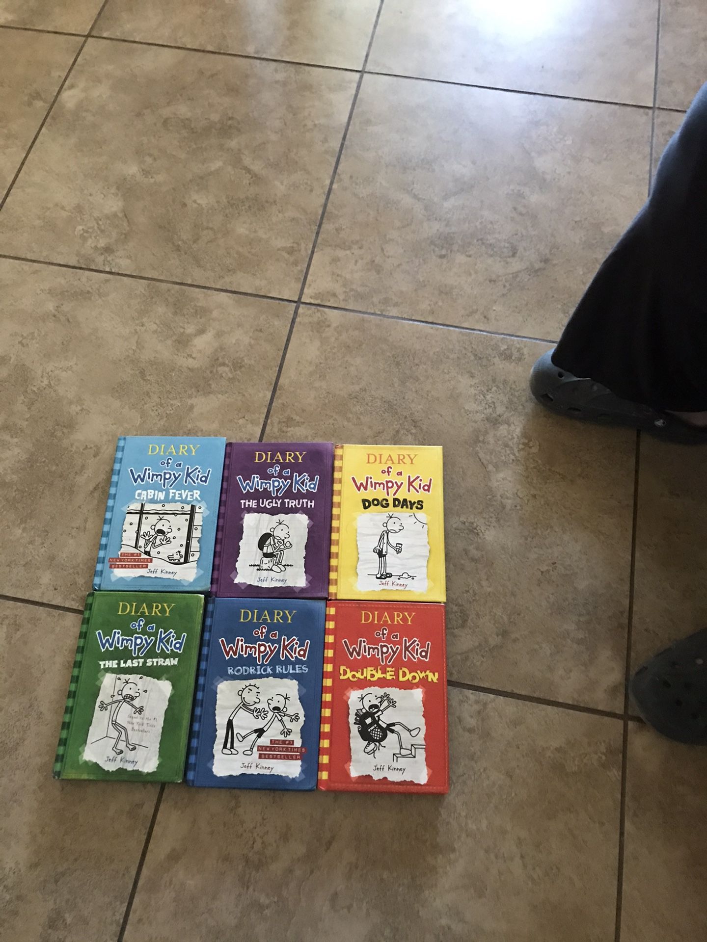 Diary Of The Wimpy Kid Books.