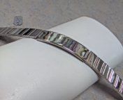 Men's stainless steel ID bracelet