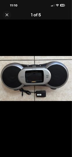 SP-B1 Boombox Speaker SP-R2 w/ Antenna & Power Cords Tested