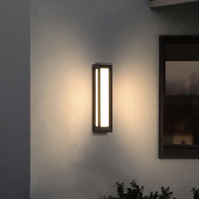 Modern Outdoor Big Wall Light, 26 Inches LED Porch Patio Door Entryway Sconce Exterior Fixture IP54 Waterproof 
