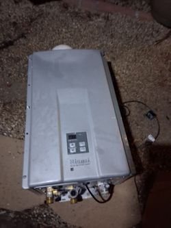 Rinnai tankless gas waterheater