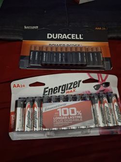 AAA and AA Batteries