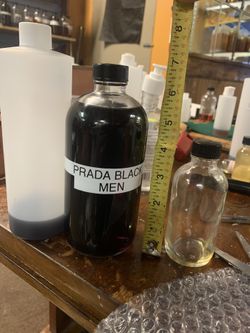 Prada BLACK (m) body oil fragrances 1LB (16oz)