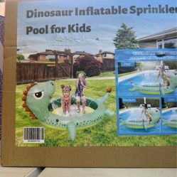 Dinosaur Sprinkler Pool