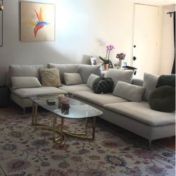 White IKEA Söderhamn Sectional