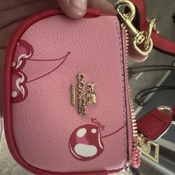 Coach Tote Keychain Purse with Bag