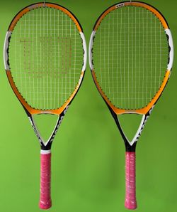 2 Wilson NCode oversize lightweight powerful Tennis Rackets