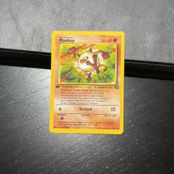 Mankey Pokémon Card