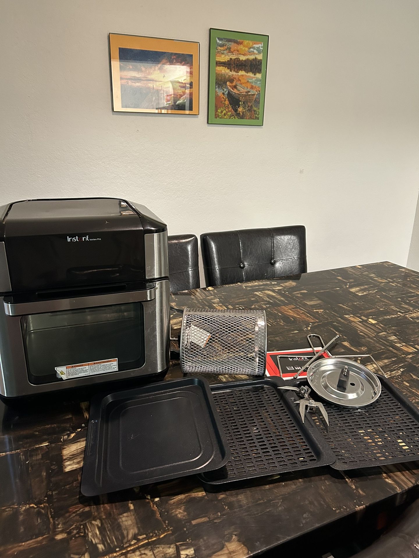 Instant Pot Air Fryer Oven With All Attachments 