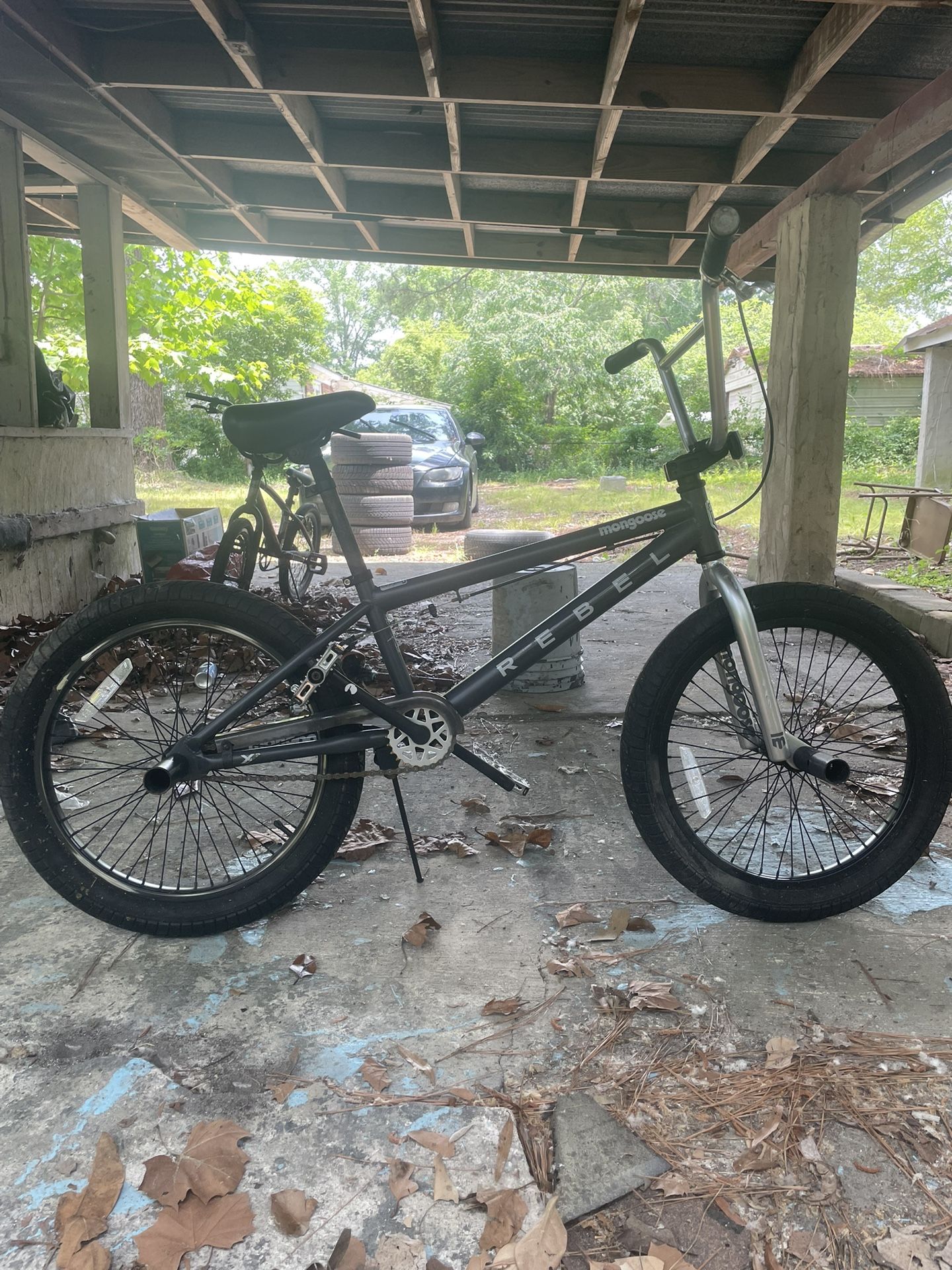 BMX Rebel Mongoose Bike 20inch White And Black