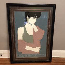 Patrick Nagel, Commemorative #10 1986 Color Serigraph Print 80s.