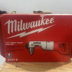 Milwaukee #3107-6 1/2" Right Angle Drill Kit