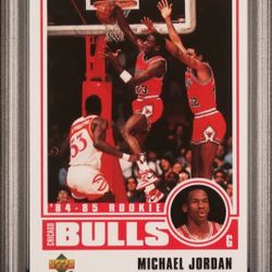 1998 UD MJ Career Collection #1 Michael Jordan PSA 9 84-85 Rookie Card Bulls HOF