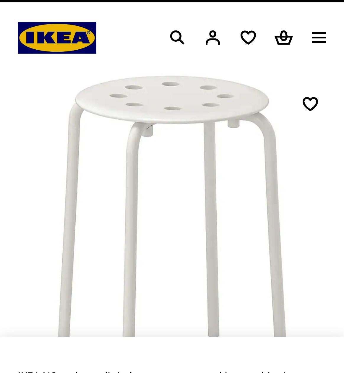 -3 IKEA stackable stool