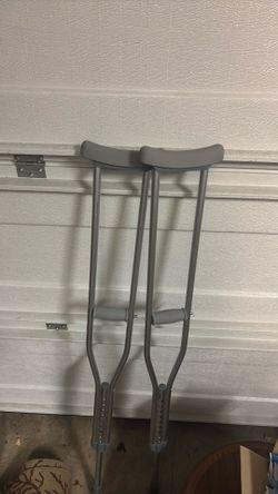 Crutches Pair