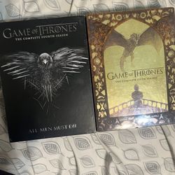 Game of Thrones Complete Fourth Season DVD Complete Fifth Season  Lot