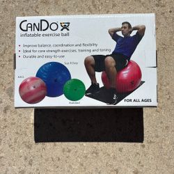 CanDo Inflatable Exercise Ball New In Package